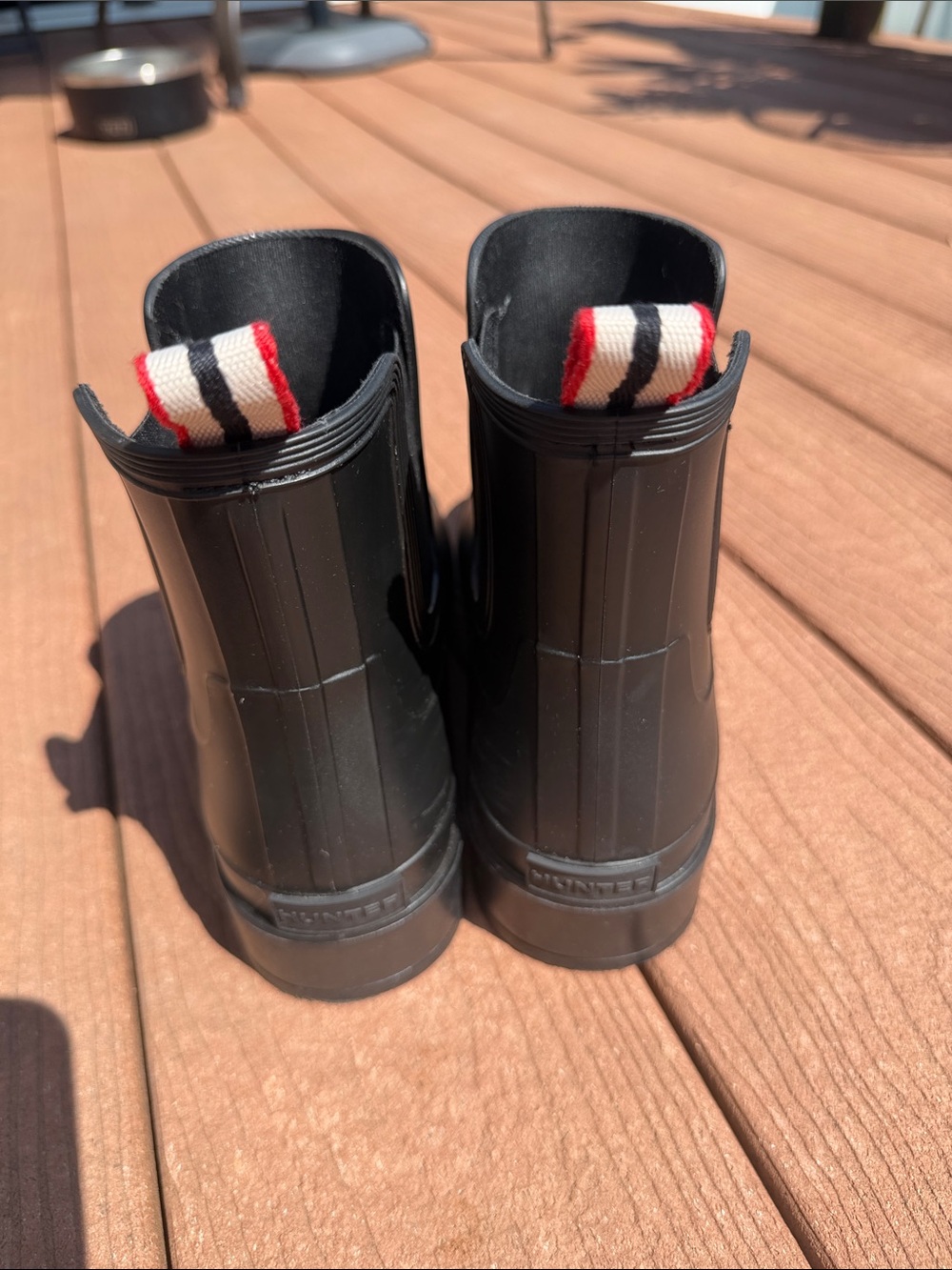 Hunter Women’s Black Short Rain Boots Play EUC - Picture 5 of 7